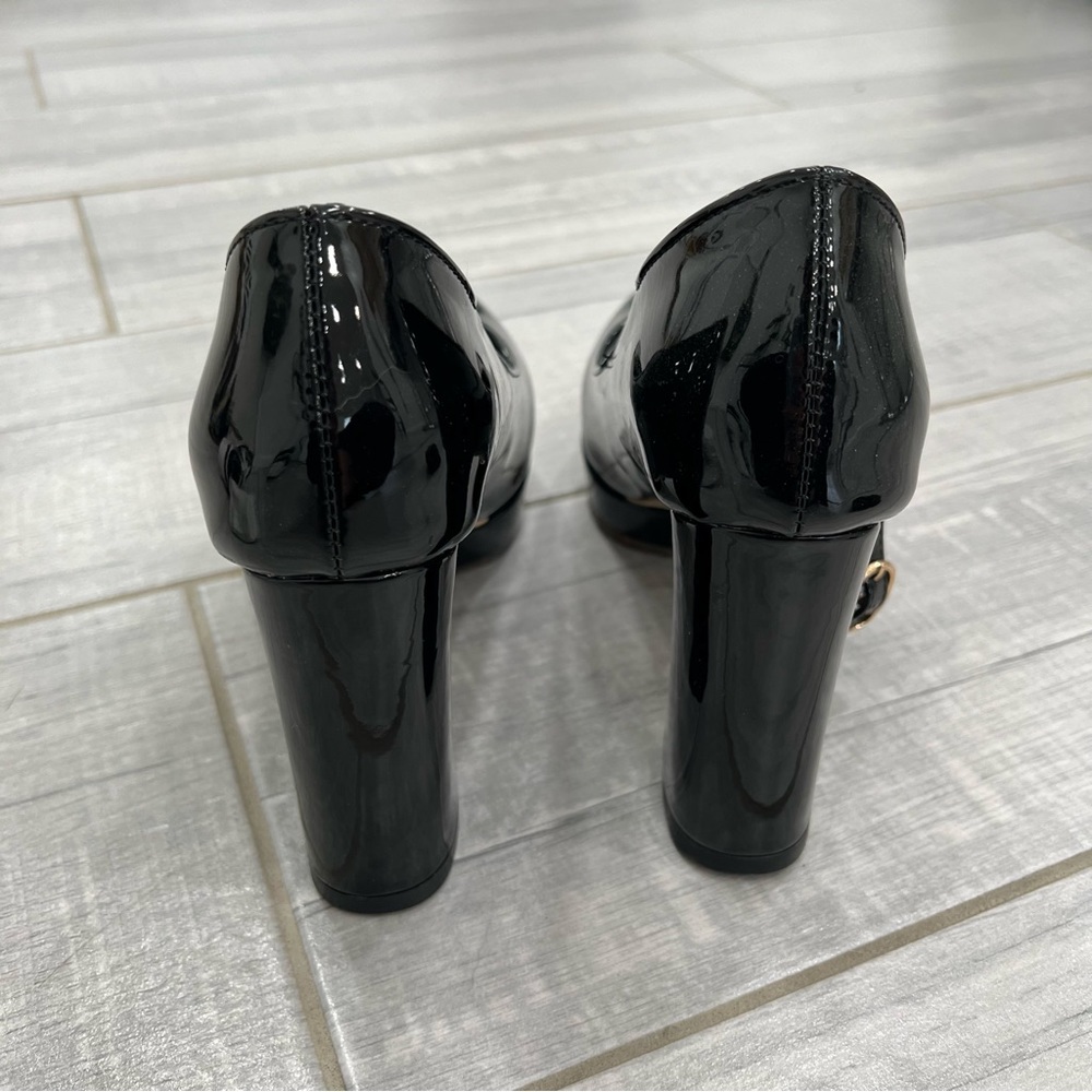 NEW Mary Jane Lolita Platform Chunky High Heel Round Toe Patent Leather Pumps - Picture 5 of 5
